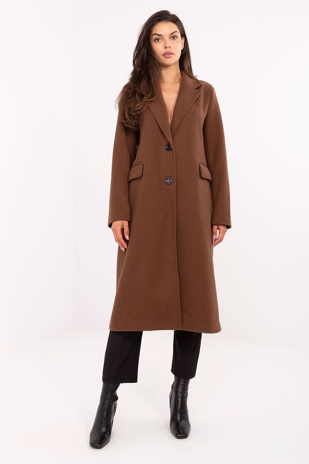 Coat model 217449 Factory Price