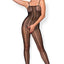 Zvodný bodystocking s rafinovaným vzorom